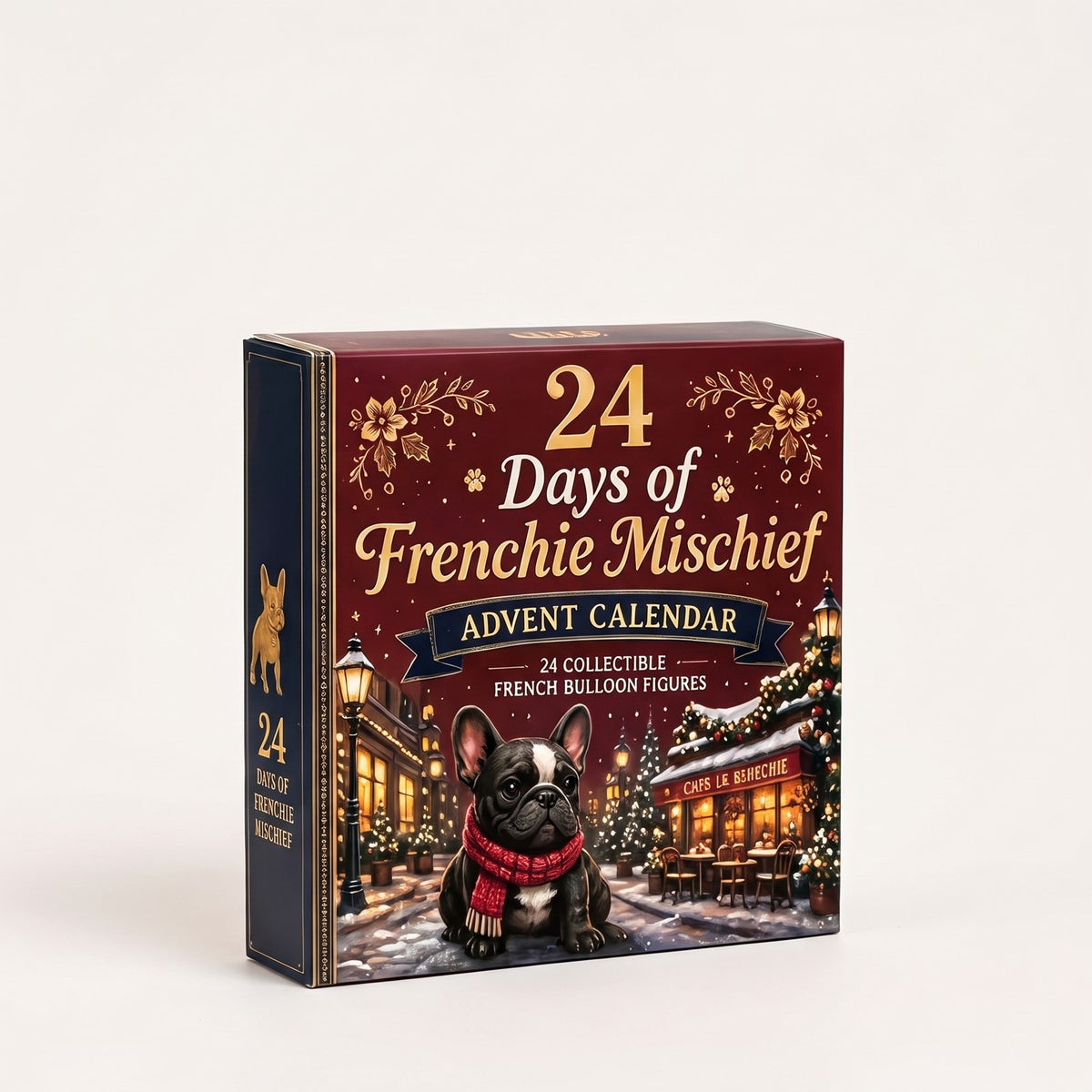 Merry Frenchie advent calendar box